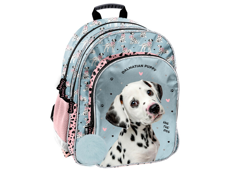 PASO Sac à dos - Chiot dalmatien - 38 x 28 x 15 cm - Polyester