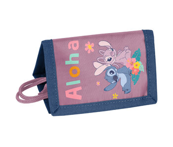 Disney Lilo & Stitch Portefeuille 12 x 8,5 cm en polyester
