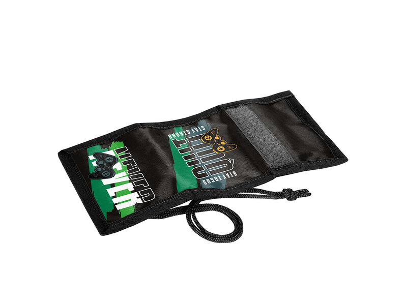 PASO Portefeuille - Gaming - 12 x 8,5 cm - Polyester