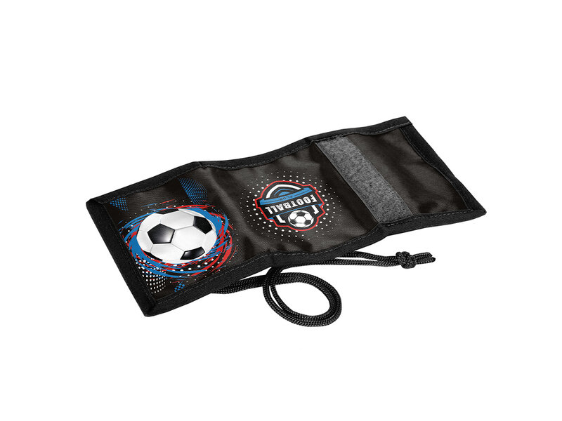 PASO Portefeuille - Football - 12 x 8,5 cm - Polyester