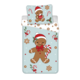 Dekbedovertrek Gingerbread Man 140 x 200 + 70 x 90 cm Katoen