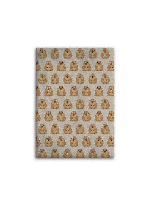 Capybara Fleece plaid 110 x 150 cm Polyester Flannel