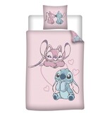 Disney Lilo & Stitch Dekbedovertrek - Eenpersoons - 140 x 200 cm + 65 x 65 cm -  Polyester Flanel
