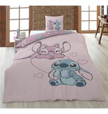 Disney Lilo & Stitch Dekbedovertrek - Eenpersoons - 140 x 200 cm + 65 x 65 cm -  Polyester Flanel
