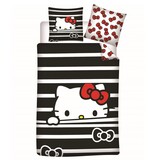 Hello Kitty Duvet Cover - Single - 140 x 200 cm + 65 x 65 cm - Polyester Flannel