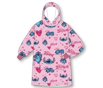 Disney Lilo & Stitch Hoodie Fleece Blanket Adult Polyester (One Size)