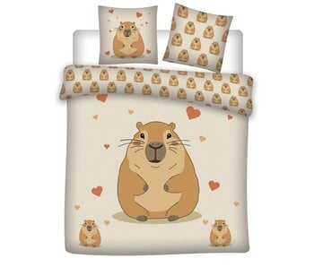 Capybara Dekbedovertrek 240 x 220 cm / 65 x 65 cm Polycotton