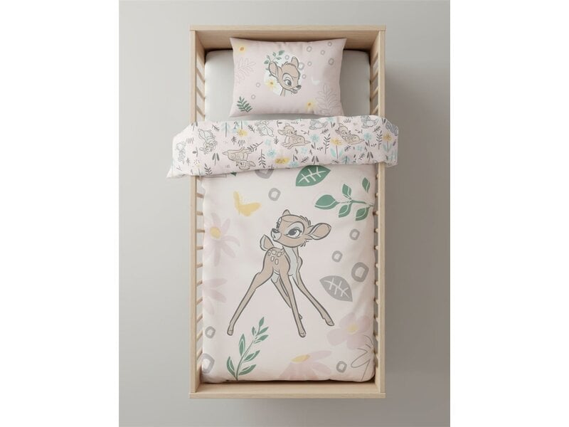 Disney Bambi Housse de couette bébé - 100 x 140 + 40 x 60 cm - Coton