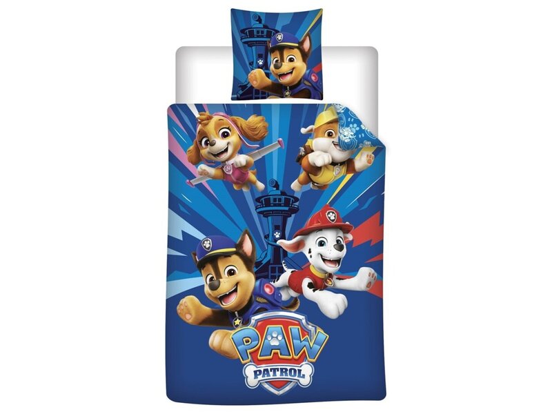 PAW Patrol Dekbedovertrek - Eenpersoons - 140 x 200 cm - 65 x 65 cm - Polycotton