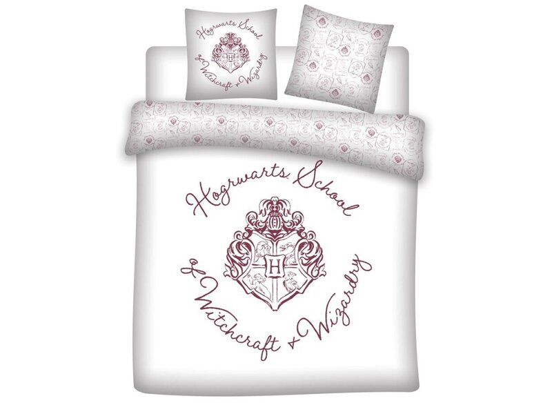 Harry Potter Housse de couette - Lits Jumeaux - 240 x 220 cm / 65 x 65 cm - Polycoton