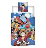 One Piece Housse de couette - 1 personne - 140 x 200 cm - 65 x 65 cm - Polycoton