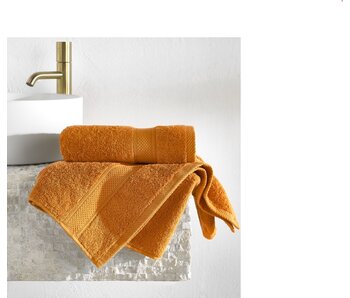 De Witte Lietaer Stephanie Copper Towel Set of 2 50 x 100 cm Cotton