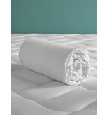 De Witte Lietaer  Fitted Sheet - Case White - Single - 90/100 x 200/220-h40 - Cotton Jersey