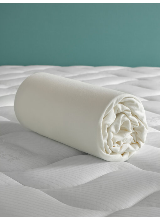 De Witte Lietaer Spannbettlakenbezug Elfenbein 160 x 200/220-h40 Baumwolljersey