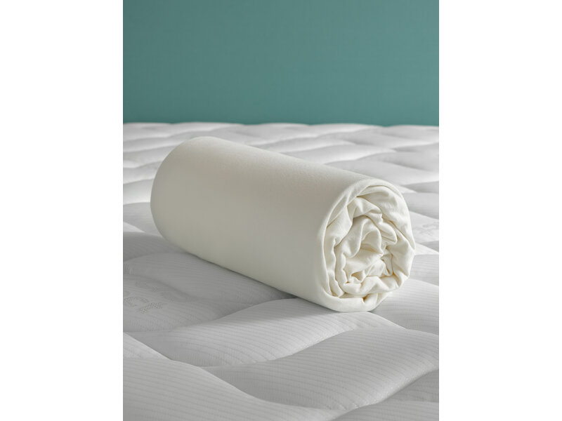 De Witte Lietaer Spannbettlaken – Elfenbein – Doppelbett – 160 x 200/220-40 cm – Baumwolljersey