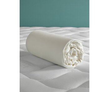 De Witte Lietaer Fitted Sheet Case Ivory 140 x 200/220-h40 Cotton Jersey