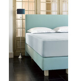 De Witte Lietaer  Hoeslaken - Case Ice Blue - Tweepersoons - 140 x 200/220-h40 - Katoen Jersey
