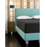 De Witte Lietaer Fitted Sheet - Case Ebony - Double - 160 x 200/220-h40 - Cotton Jersey