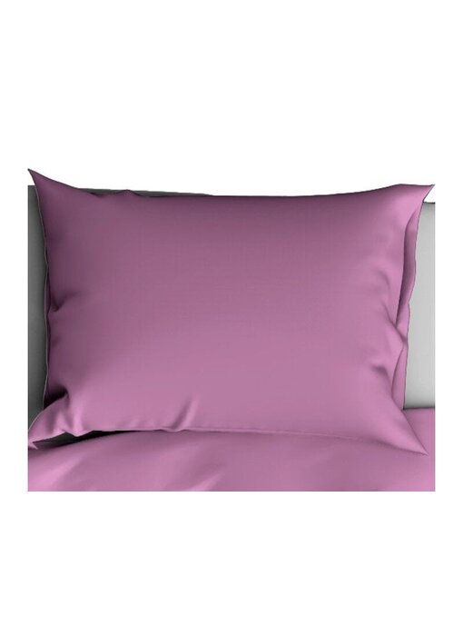 De Witte Lietaer Taie d'oreiller Olivia Smoky Grape 50 x 70 cm en satin de coton