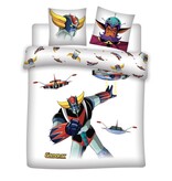 Goldorak Housse de couette - Lits Jumeaux - 240 x 220 cm + (2x) 65 x 65 cm - Polycoton