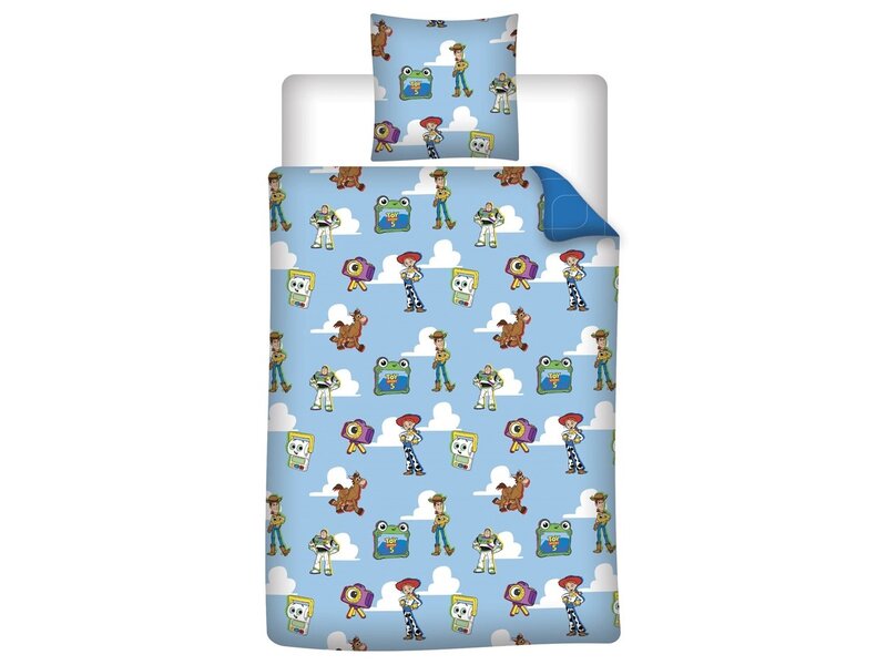 Toy Story Bettbezug – Einzelbett – 140 x 200 cm – 65 x 65 cm – Baumwollmischgewebe