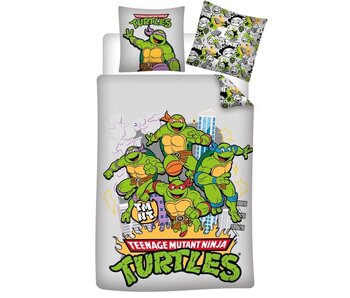 Teenage Mutant Ninja Turtles Duvet cover 140 x 200 + 65 x 65 cm Polycotton