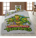 The Teenage Mutant Ninja Turtles Housse de couette - 1 personne - 140 x 200 cm - 65 x 65 cm - Polycoton