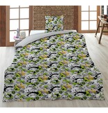 The Teenage Mutant Ninja Turtles Dekbedovertrek - Eenpersoons - 140 x 200 cm - 65 x 65 cm - Polycotton