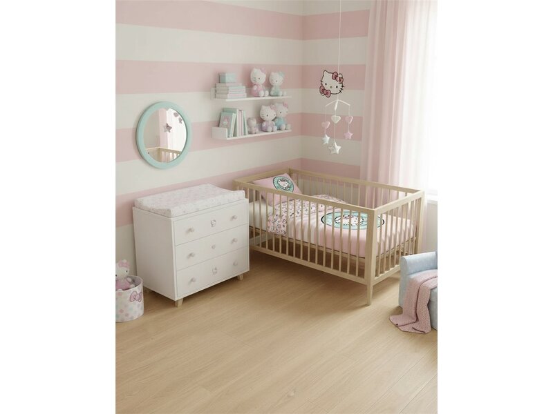 Hello Kitty BABY Dekbedovertrek - Just Be You - 100 x 140 + 40 x 60 cm - Katoen