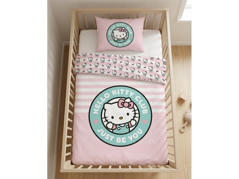 Hello Kitty Housse de couette bébé - 100 x 140 + 40 x 60 cm - Coton