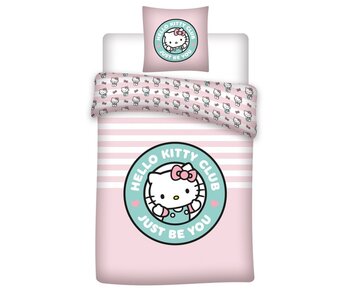 Hello Kitty BABY Dekbedovertrek Just be You 100 x 140 + 40 x 60 cm Katoen