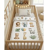 Romane & Sacha Baby-Bettbezug – 100 x 140 + 40 x 60 cm – Baumwolle