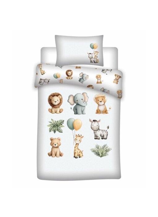 Romane & Sacha Baby-Bettbezug 100 x 140 + 40 x 60 cm, Baumwolle