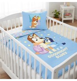 Bluey Housse de couette bébé - Goodnight Blues - 100 x 140 + 40 x 60 cm - Coton