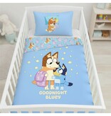 Bluey Baby-Bettbezug „Goodnight Blues“ – 100 x 140 + 40 x 60 cm – Baumwolle