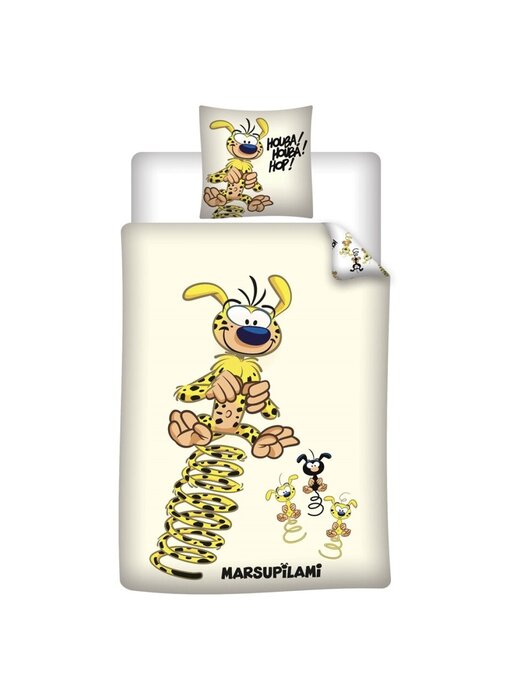 Marsupilami Dekbedovertrek 140 x 200 + 65 x 65 cm Polycotton