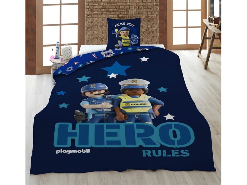 Playmobil Dekbedovertrek - Eenpersoons - 140 x 200 cm - 65 x 65 cm - Polycotton
