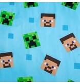 Minecraft Dschungelkampf-Bettbezug – 140 x 200 cm + 70 x 90 cm – Baumwolle