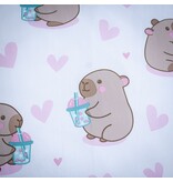 Capybara Duvet cover Kawaii - 140 x 200 cm / 70 x 90 cm - Cotton