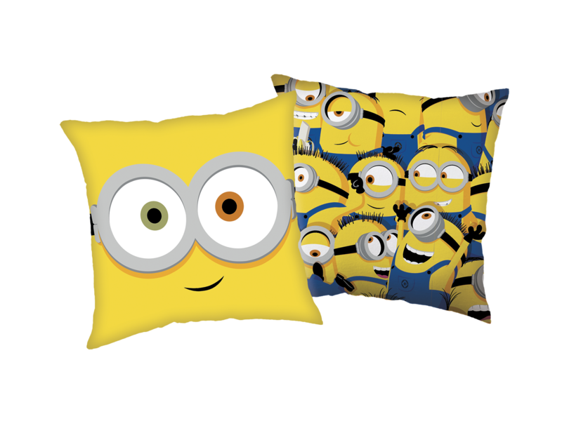 Minions Coussin décoratif - Regarde-moi - 40 x 40 cm - Polyester