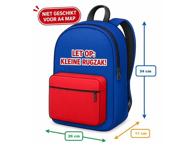 Bluey Sac à dos, Happy - 34 x 26 x 11 cm - Polyester