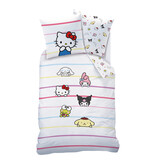 Sanrio Friendly Duvet Cover - 140 x 200 + 63 x 63 cm - Cotton