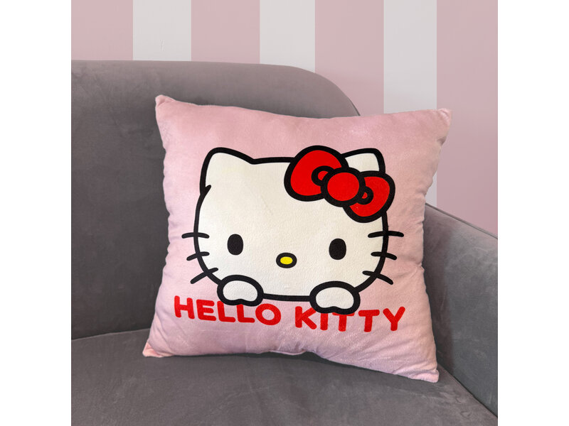 Hello Kitty Dekokissen Pois – 40 x 40 cm – Beidseitig verwendbar – Polyester