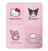 Sanrio Fleece-Karomuster Reunion – 110 x 140 cm – Polyester
