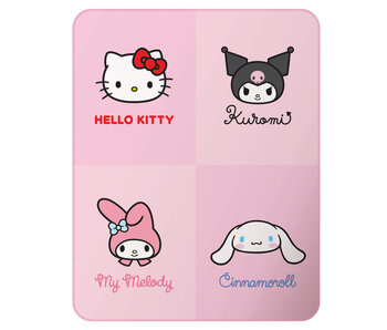 Sanrio Fleeceplaid Reunion 110 x 140 cm Polyester