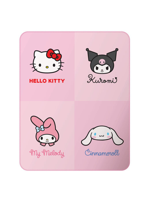 Sanrio Fleece plaid Reunion 110 x 140 cm Polyester