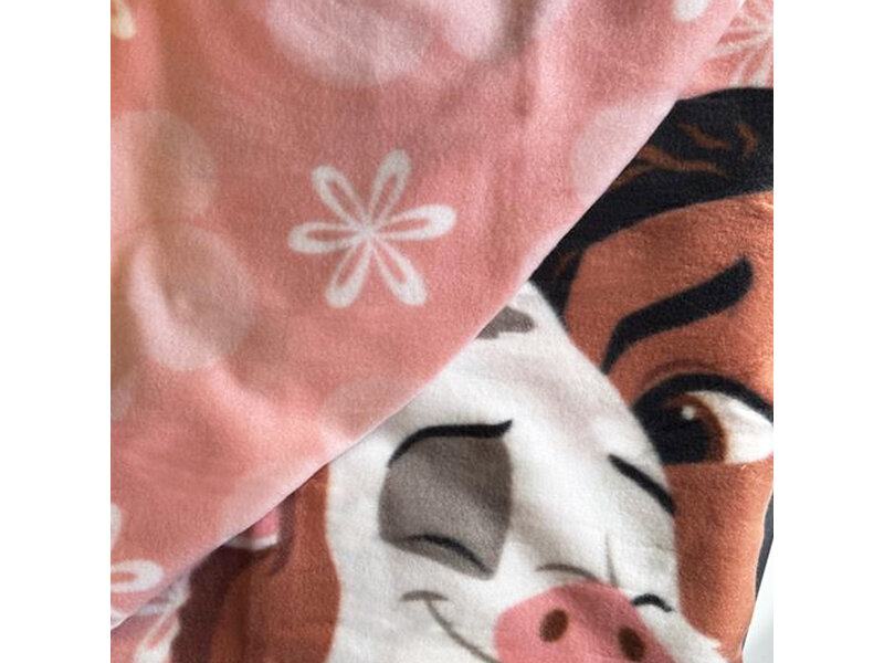 Disney Vaiana Fleece-Karodecke Pua - 110 x 140 cm - Polyester