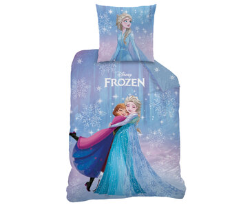 Disney Frozen Housse de couette Frozenia 140 x 200 + 63 x 63 cm en coton