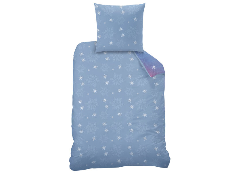 Disney Frozen Housse de couette La Reine des Neiges - 140 x 200 + 63 x 63 cm - Coton