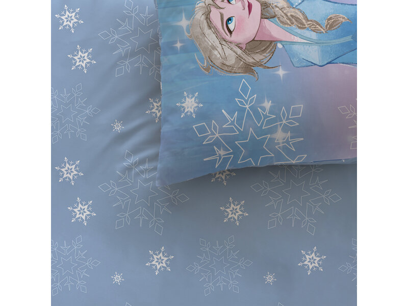 Disney Frozen Dekbedovertrek Frozenia - 140 x 200 + 63 x 63 cm - Katoen